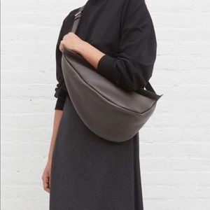 The Row Brown Large slouchy banana bag